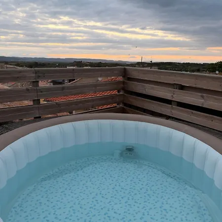 Les Anges De Sigean, D'hotes De Luxe,rooftop Panoramique Avec Jacuzzi فندق مبيت وإفطار
