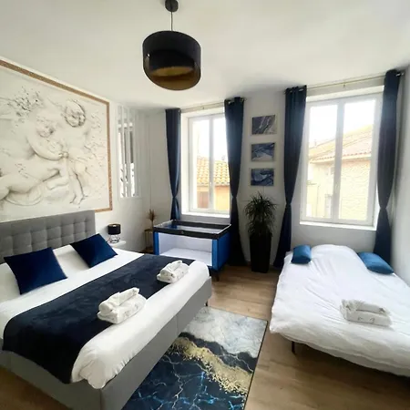Les Anges De Sigean, D'hotes De Luxe,rooftop Panoramique Avec Jacuzzi 住宿加早餐酒店 西让