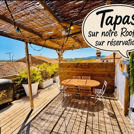 Bed and breakfast Les Anges De Sigean, D'hotes De Luxe,rooftop Panoramique Avec Jacuzzi